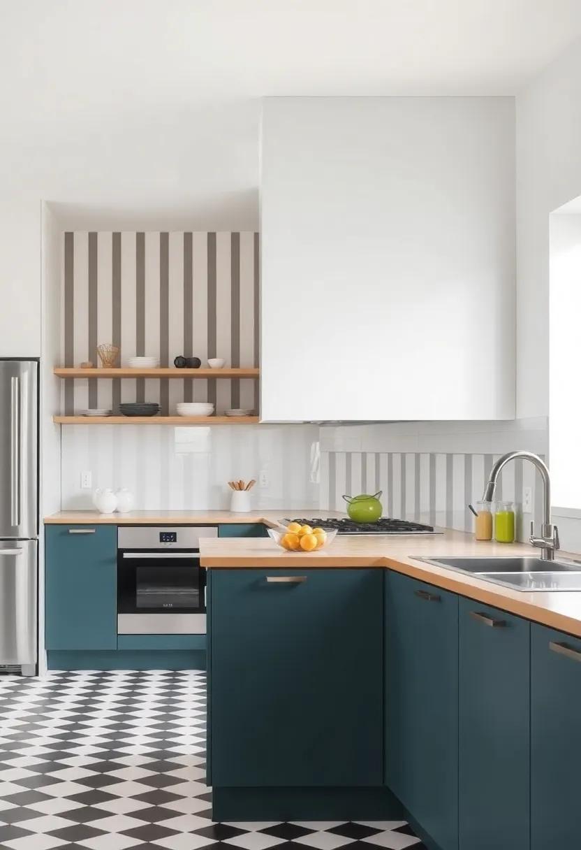 The ‍Power of Lines: How Stripes and Curves Transform Kitchen Interiors