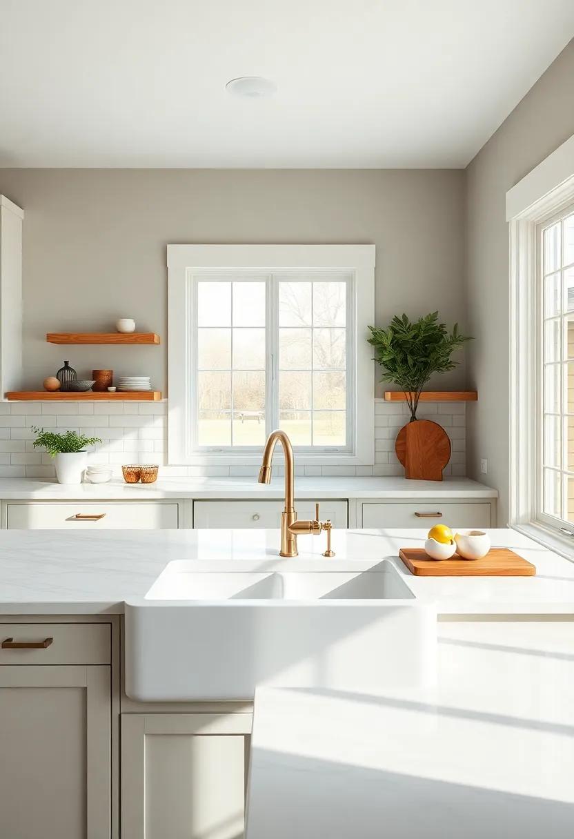 Family-Friendly Features: This expansive kitchen includes a large, double-basin farmhouse sink ideal for multitasking during‍ family cooking ⁤lessons ⁤or big holiday dinners