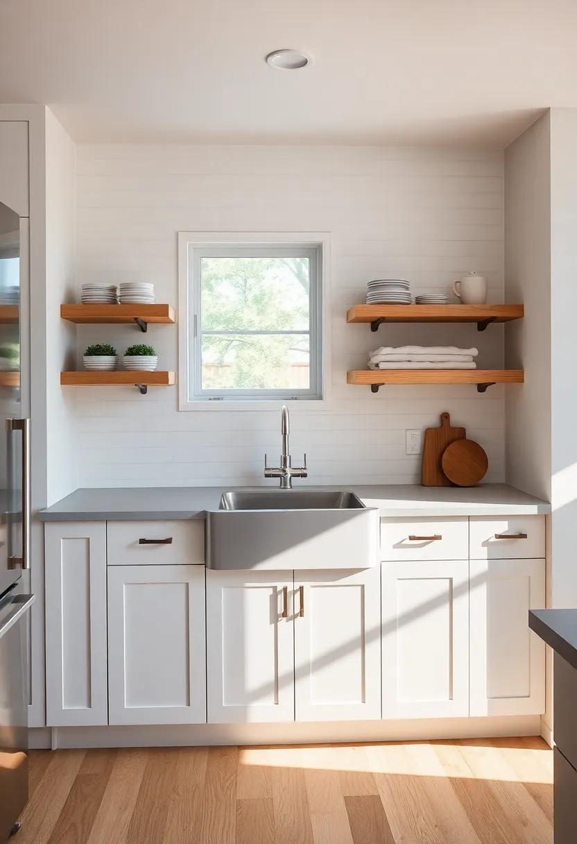Minimalist Vibes:⁤ In a well-organized space,sleek lines and a stainless steel ⁢farmhouse‍ sink deliver a contemporary look that exudes simplicity and functionality