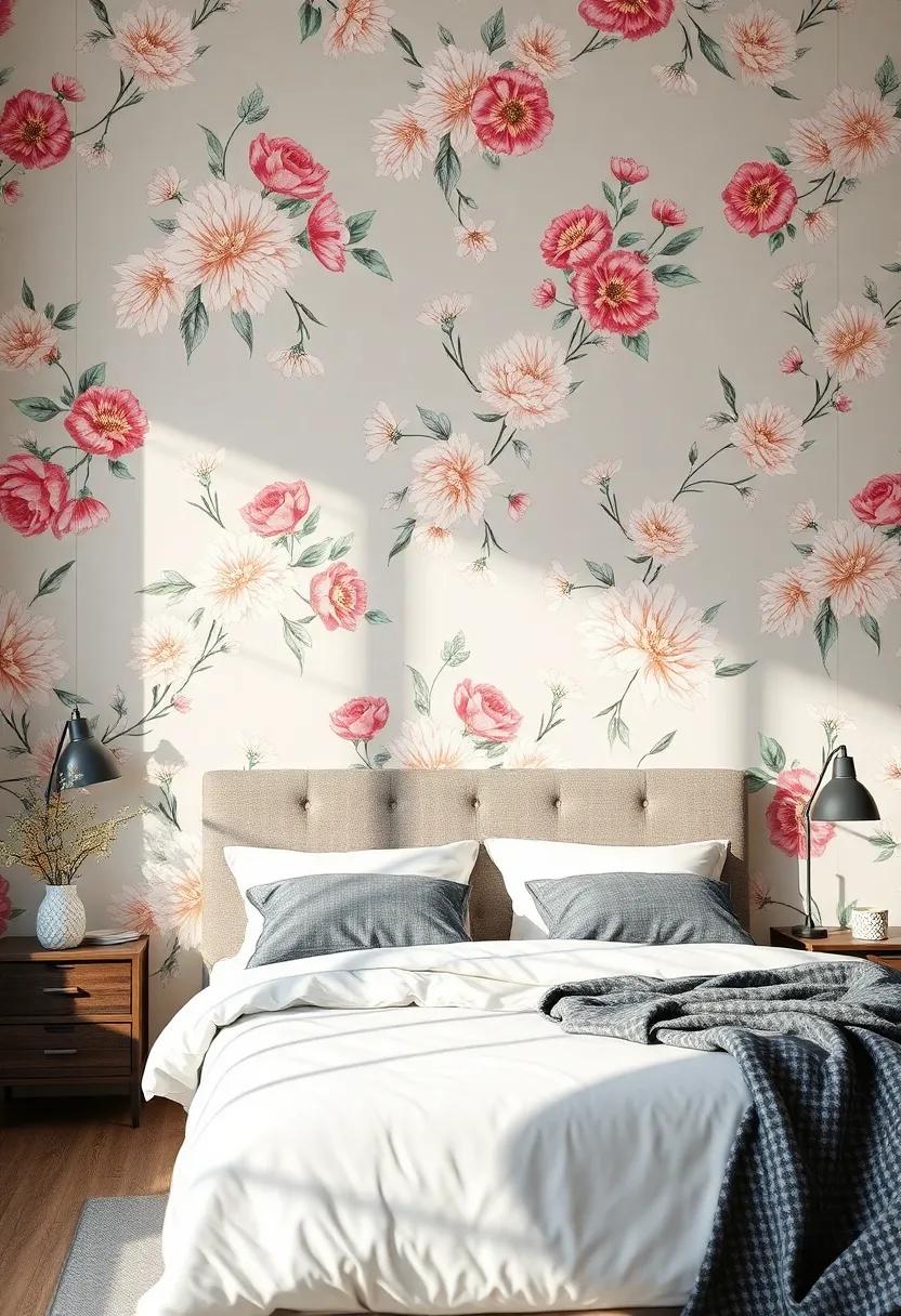 Choosing Eco-Friendly Floral Wallpapers​ for a Sustainable Bedroom Makeover
