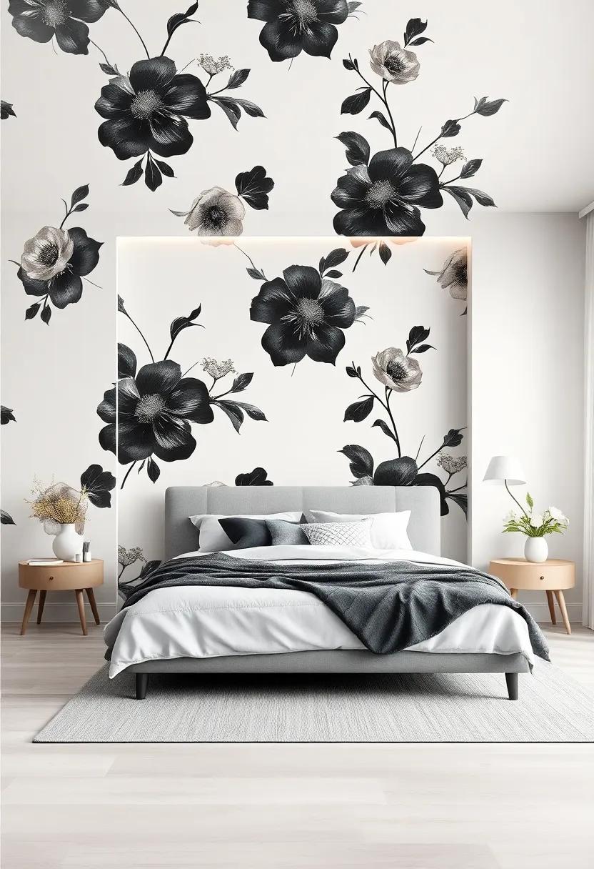 The Contrast Effect: Pairing⁢ Dark‍ Floral Designs With Light-Colored Furnishings
