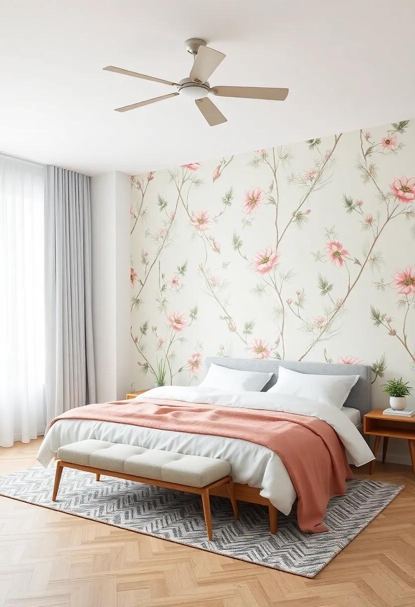 Embracing Minimalism: ⁤The Role of Floral Wallpaper in Modern, Clutter-Free Designs