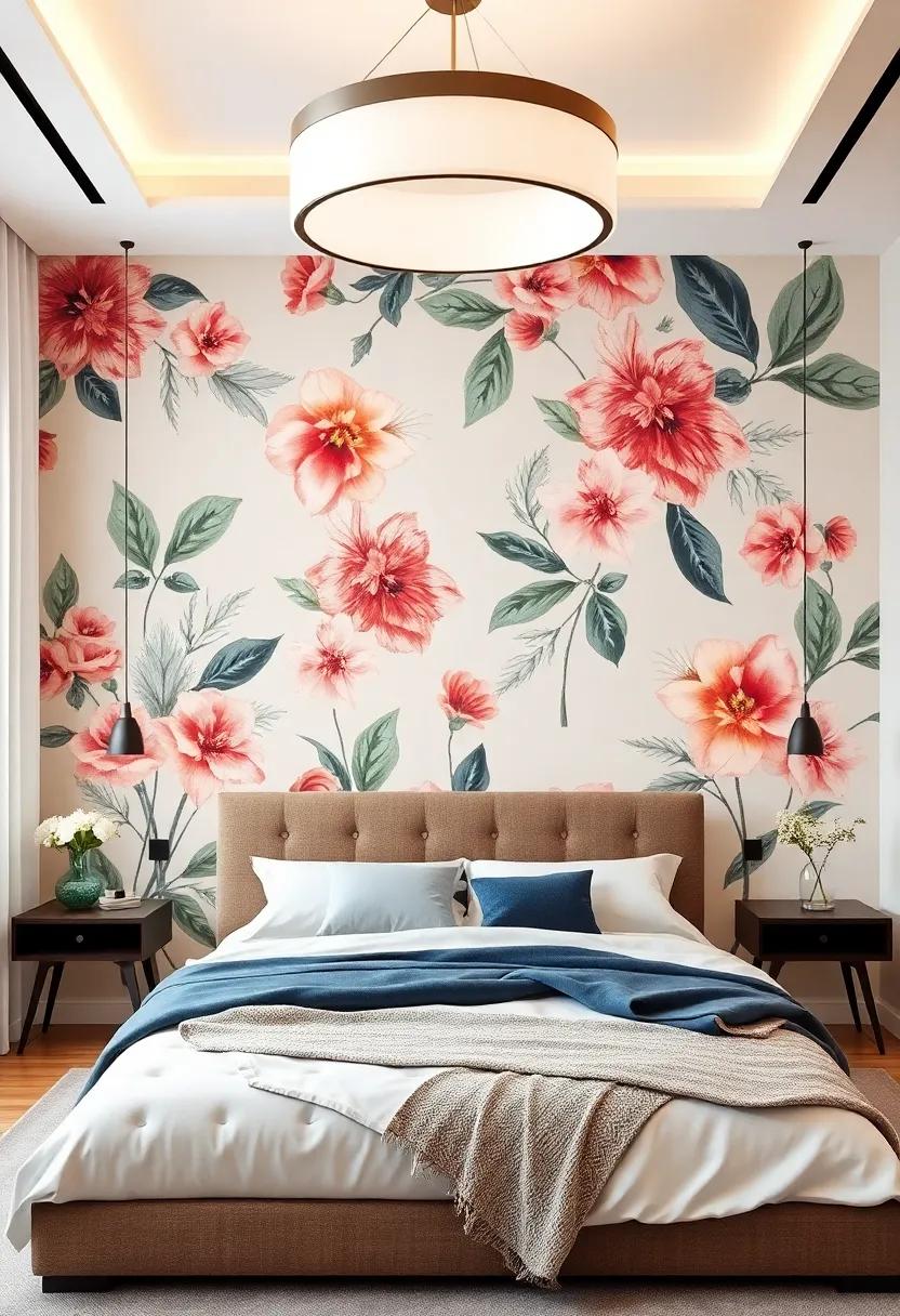 Global ⁣Floral Influences: Exploring International trends⁢ in Bedroom Wallpaper