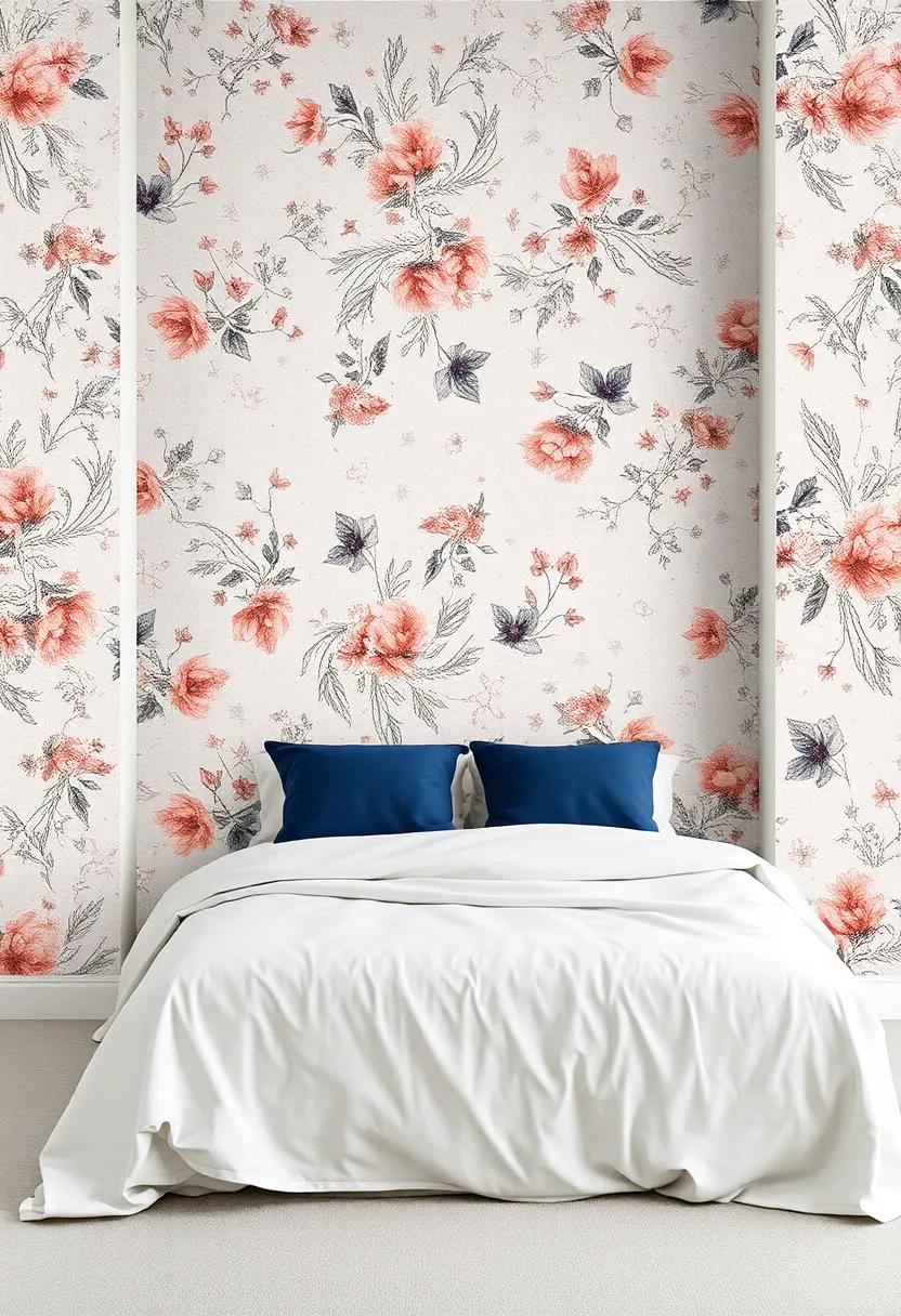 Layering Textures: How to Combine floral⁣ Wallpaper With Various Fabrics
