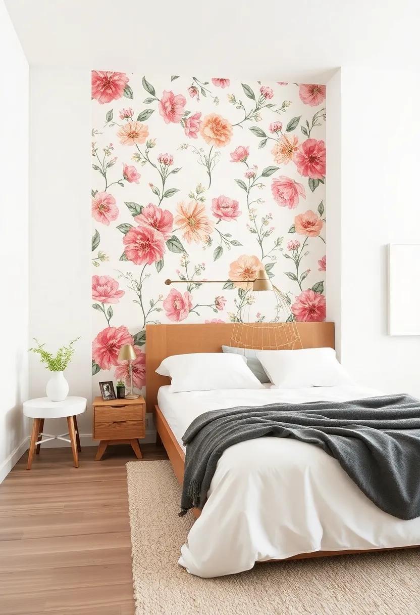 Using Floral Wallpaper ​to Infuse Personality Into Your Bedroom Design