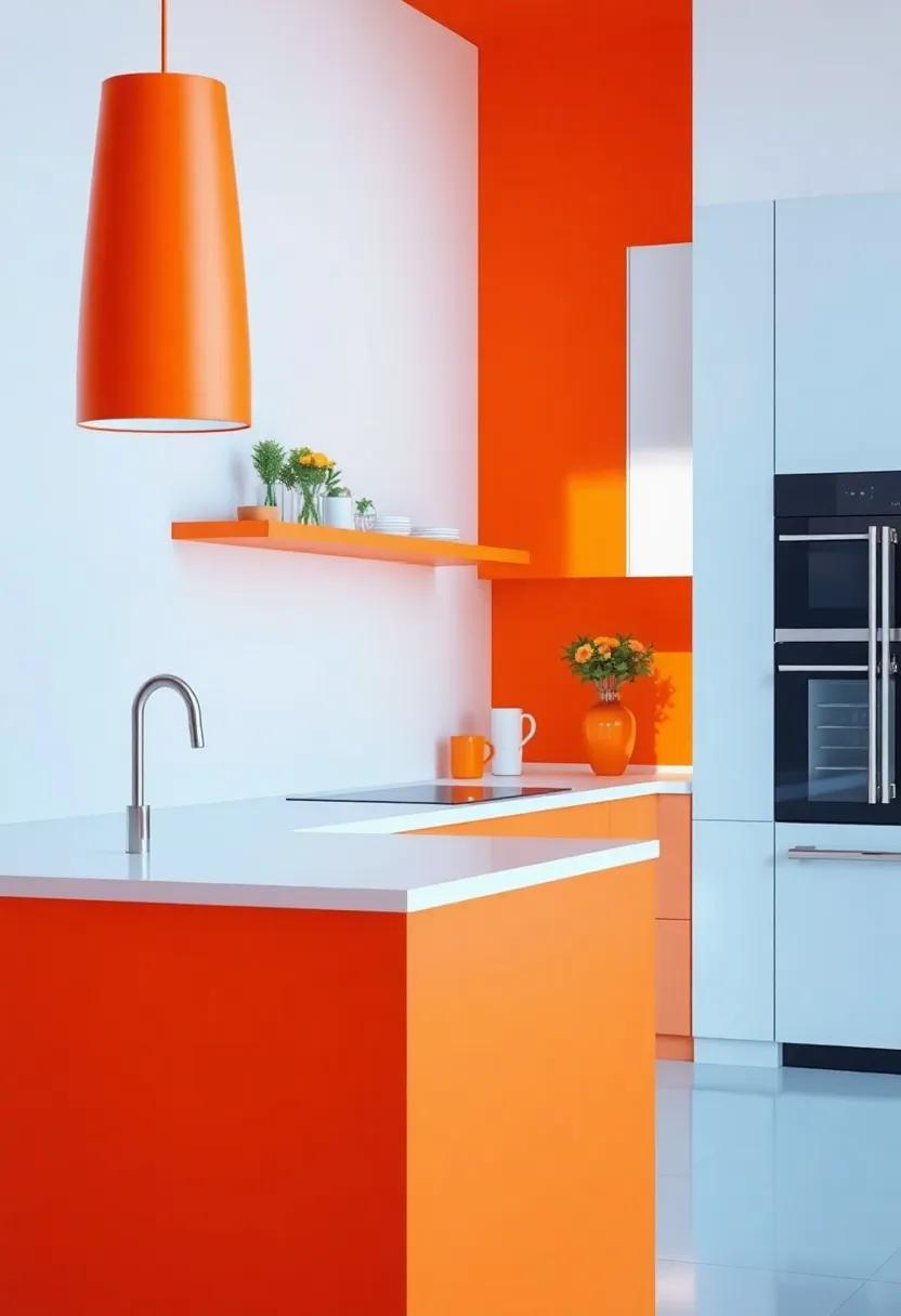 Vibrant‌ oranges: ⁤Sparking Creativity and Enthusiasm in ⁢Kitchen Areas
