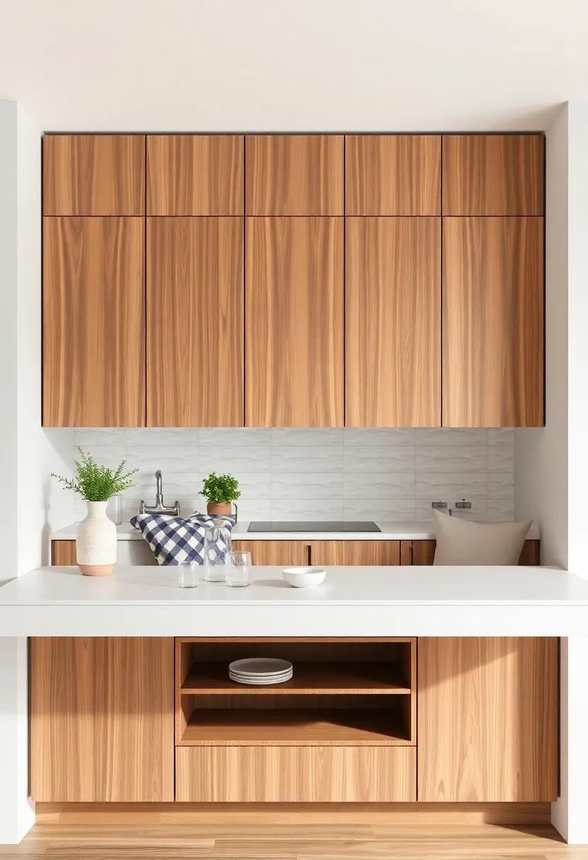 Built-In Seating Nooks: design custom cabinets that include built-in seating or ‌breakfast bars for a cozy, inviting kitchen layout