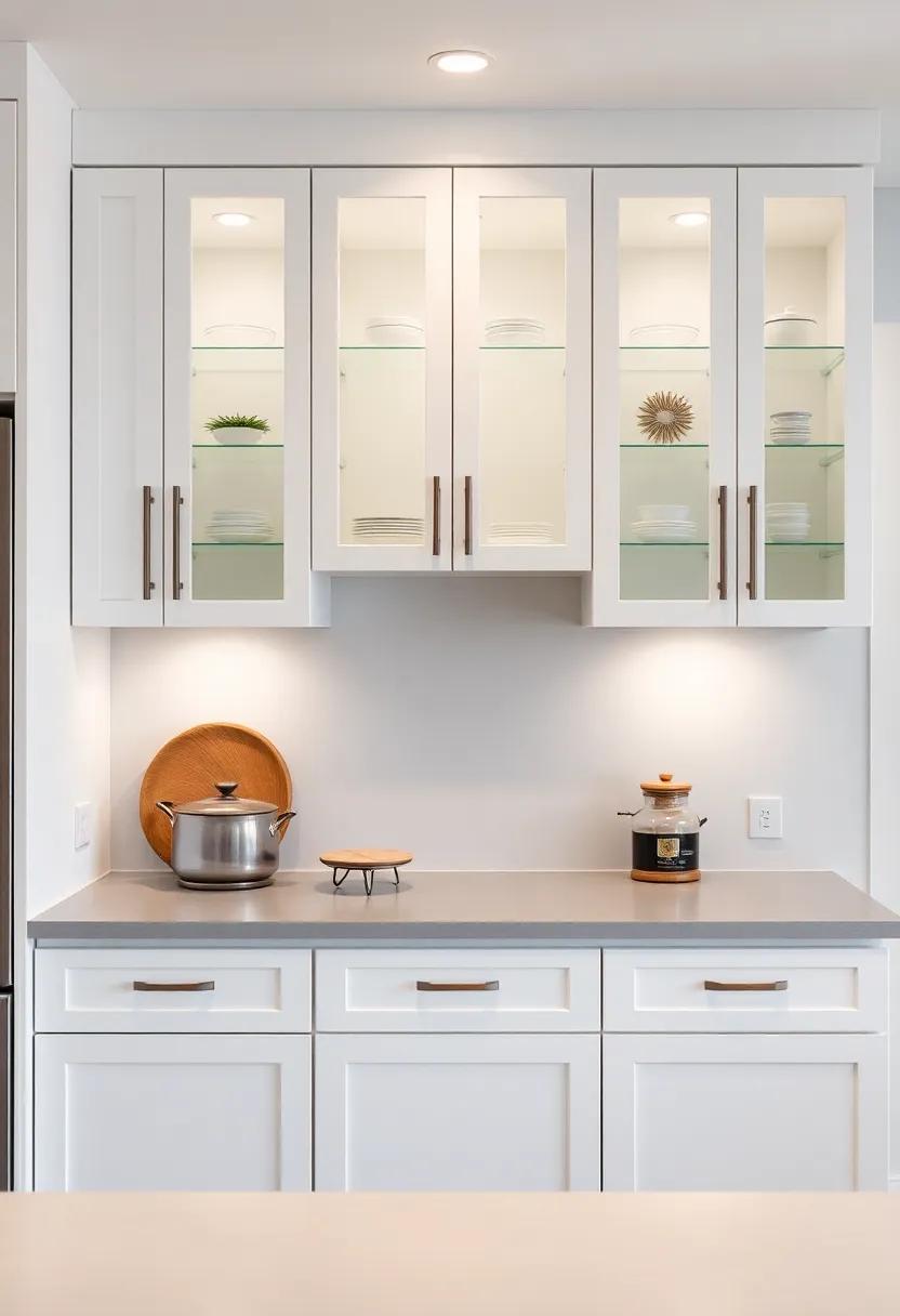 Glass-Front Cabinets: Introduce glass-front⁢ doors to illuminate your kitchen​ and add a touch​ of sophistication,allowing you​ to display curated ‍items