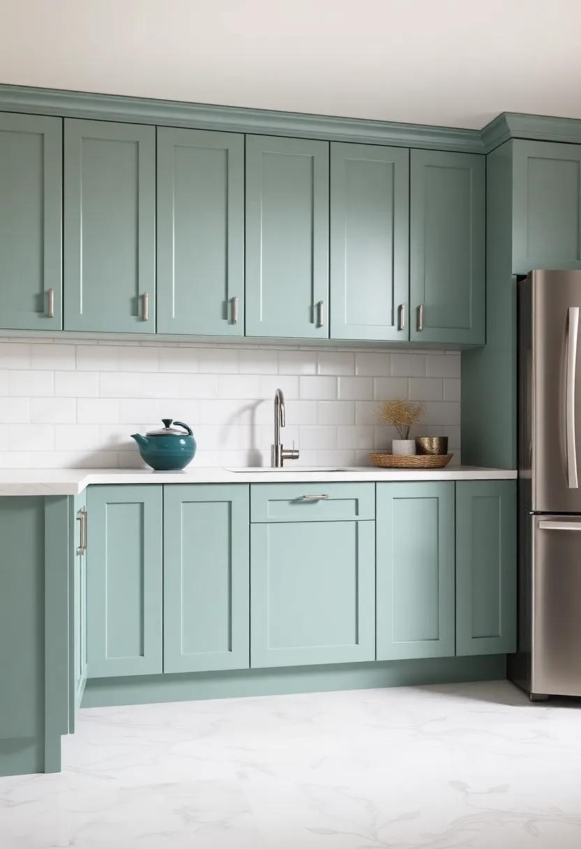 Nautical Influence: Incorporate ⁤shaker-style ⁣cabinets painted in coastal hues like seafoam⁣ green or sandy beige⁢ for a fresh ⁤beach-inspired⁤ vibe