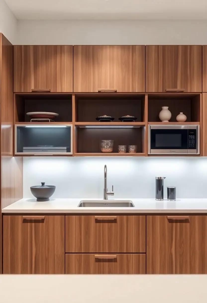 Smart Technology Integration: Incorporate smart technology in your cabinetry,such as ‌touchless opening⁤ mechanisms and​ lighting controls,for a high-tech ​touch