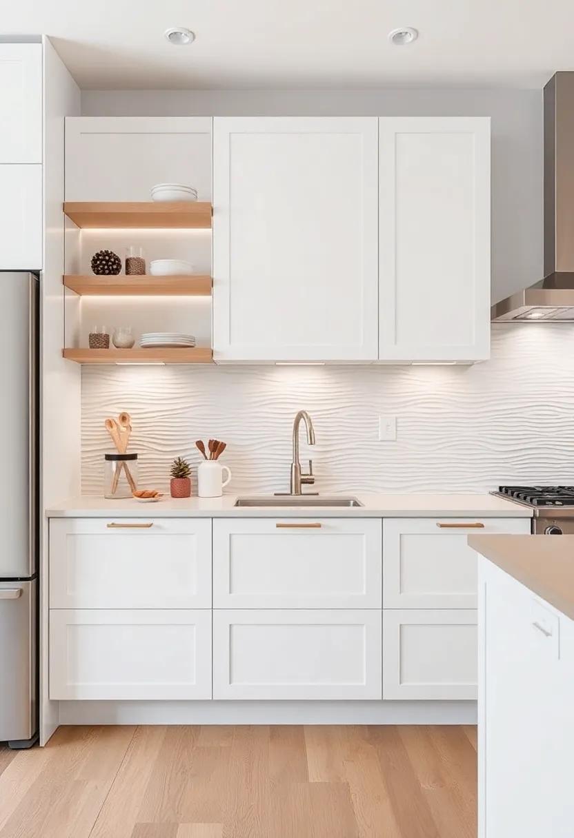 Textured Surfaces: ⁢Experiment with textured cabinet ‌doors, like shiplap or ⁤fluted designs, to add depth and visual interest ‌to your kitchen