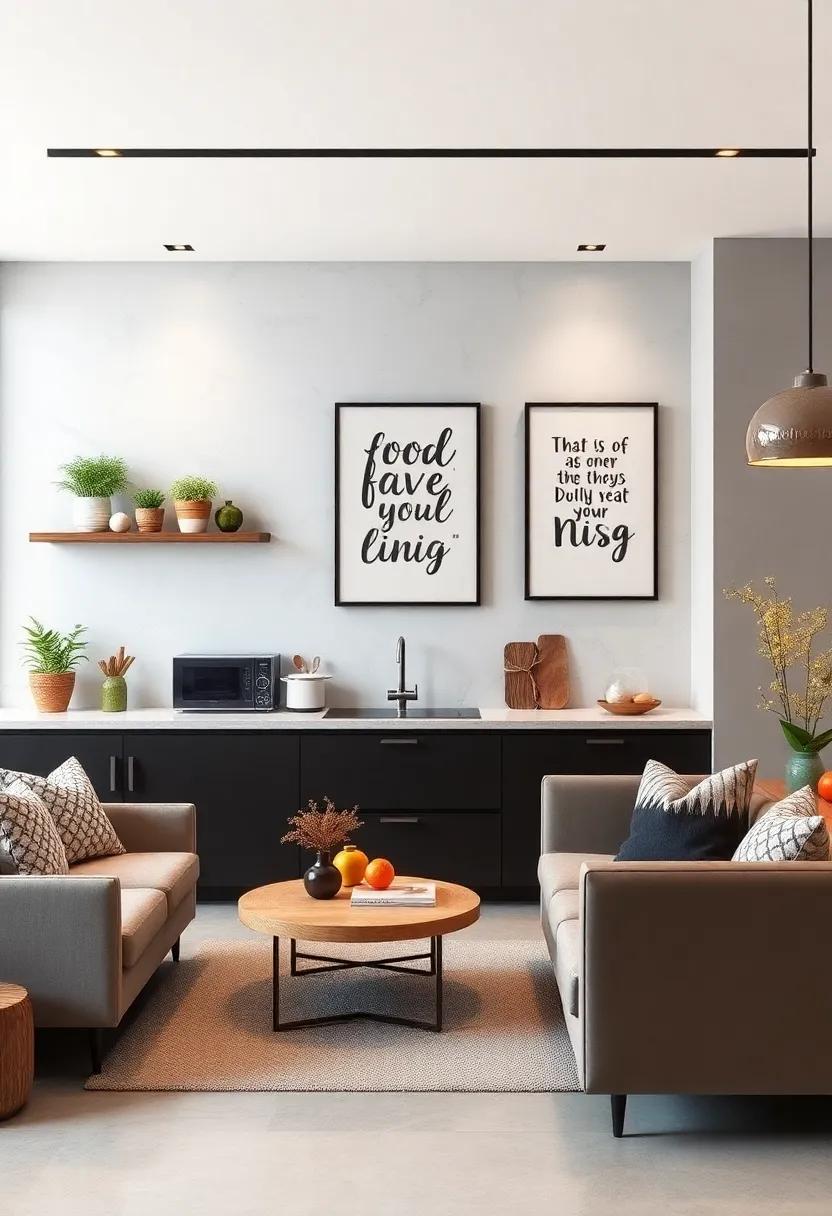 Inspirational food Quotes:⁤ Print ‍and‍ frame your favorite food-related quotes in stylish fonts⁤ to ⁤create a whimsical atmosphere that motivates you to whip up ‍delightful dishes