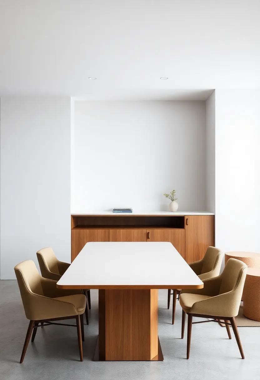 Elegant Extendable Tables ‌for Easy Adaptability in ⁣Compact Living Areas