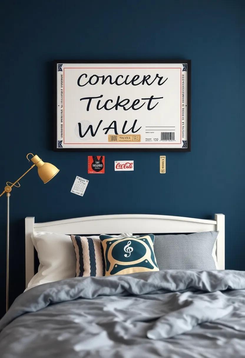 Concert Ticket Wall: Clip or frame ‍stubs from concerts to form a flavorful collage that reflects⁣ your child’s music journey