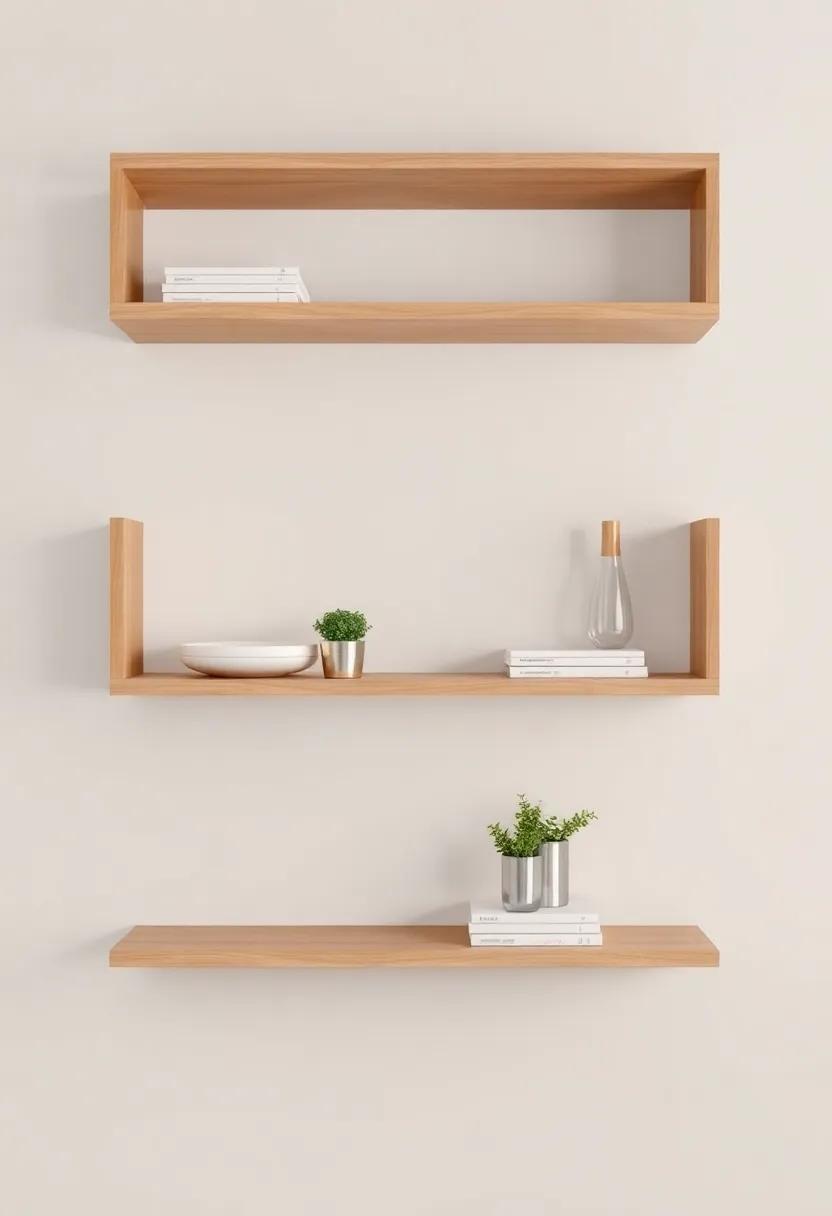 Floating Shelves: Utilize open shelving to display curated collections and ​personal treasures while maintaining a⁢ clutter-free environment