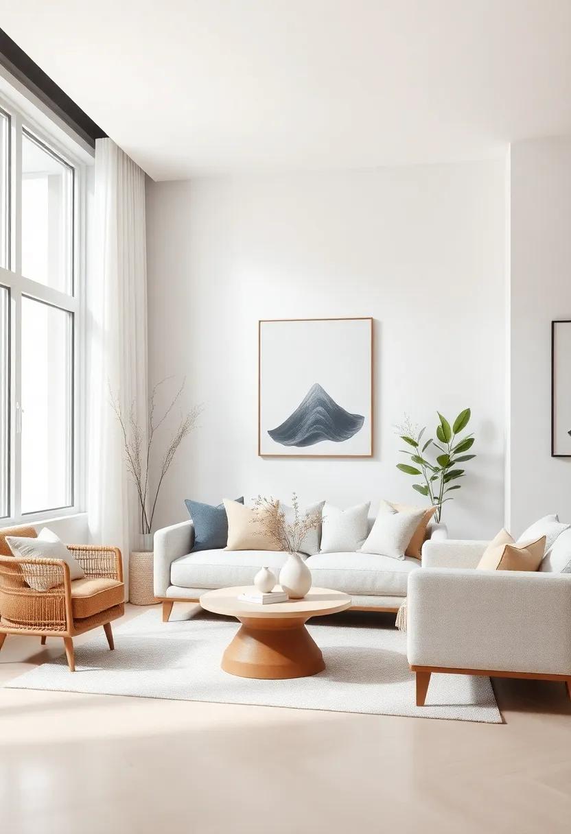 thoughtful Accessories: Select decor that is purposeful and serene, creating focal points that invite contemplation without chaos