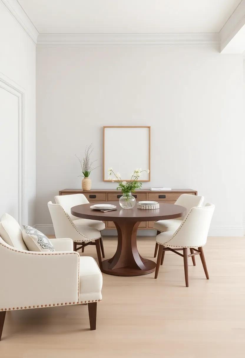 Light ⁢Gray and ivory: Elevate ⁤your dining space with light gray walls and‌ ivory furnishings, offering⁢ a clean‌ and airy aesthetic‌ that feels both⁤ modern and ⁣classic