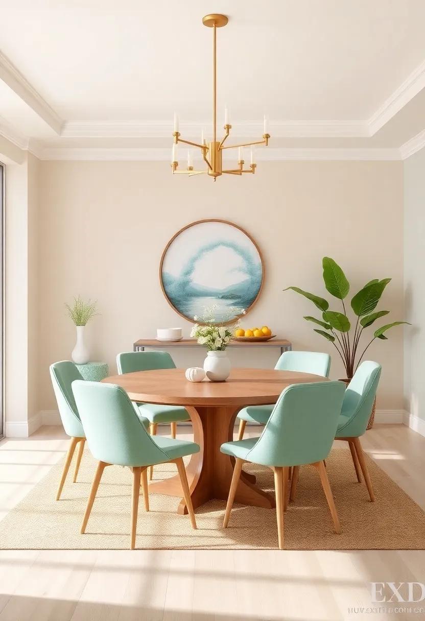 Biscotti Beige and‍ Seafoam: Create a refreshing coastal ambiance with biscotti beige walls paired with seafoam green accents,perfect for⁣ a relaxed vibe