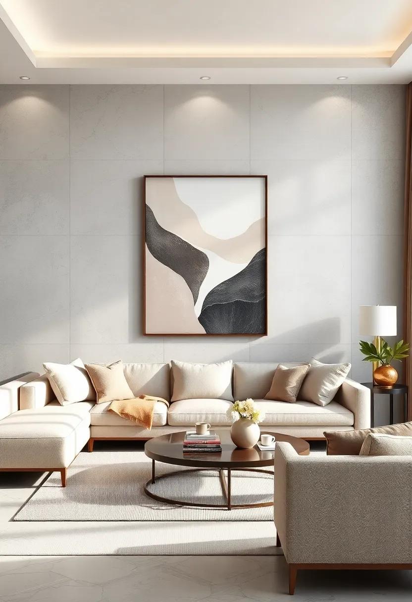 Evoking the elegance of simplicity, this abstract ⁣depiction of ‌soft curves ‌in muted⁣ colors provides a timeless‍ complement to classic ⁤decor