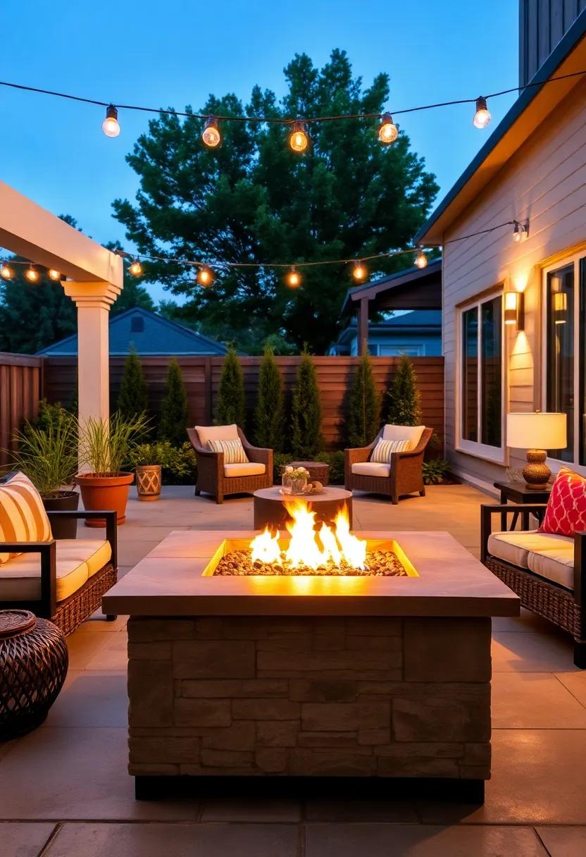 Colorful Evenings: Fire Pit‍ Lighting Techniques for Different Moods
