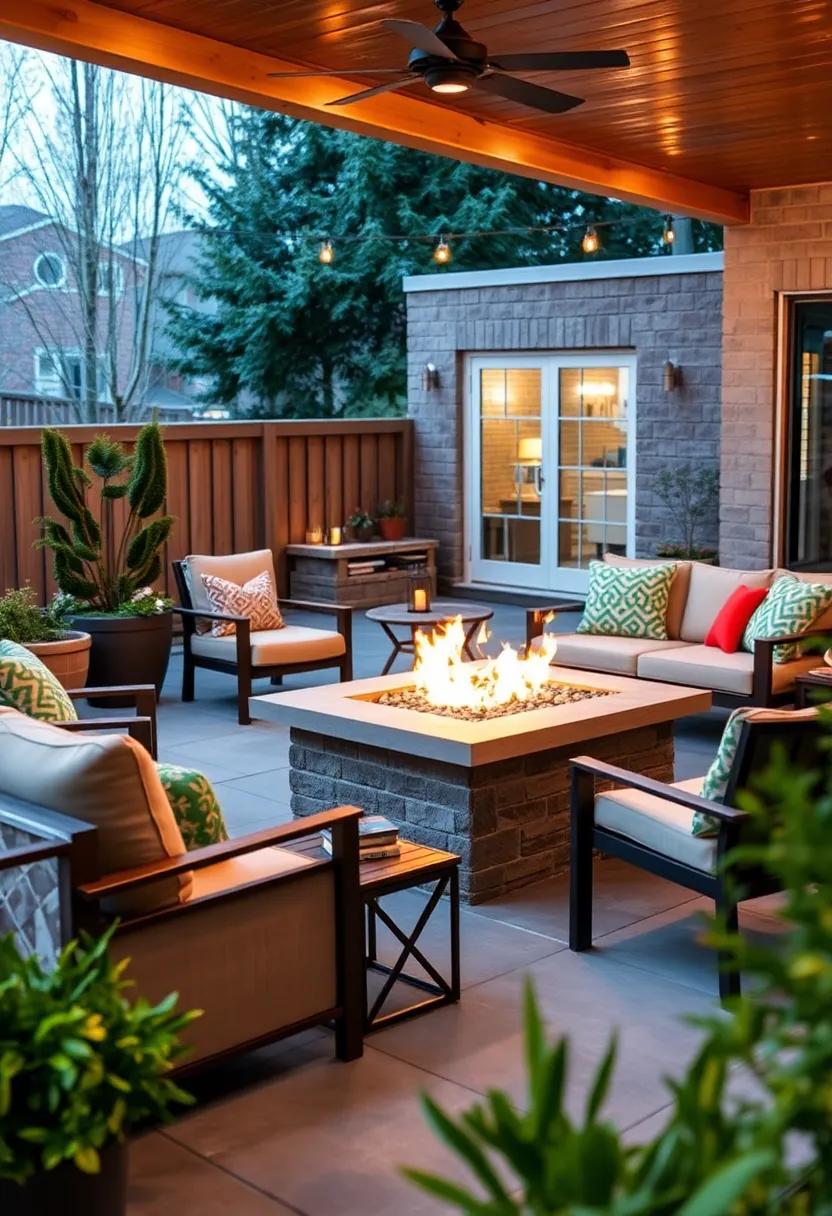 Charming Patio ⁤Ambiance Enhanced by a Portable Propane Flame