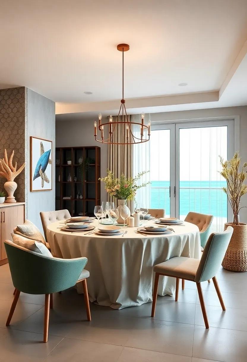 Coastal Vibes:‌ Discover how to bring the beach ⁤indoors with light colors, natural fibers,​ and‌ ocean-inspired ‌decor for a refreshing dining ⁢atmosphere