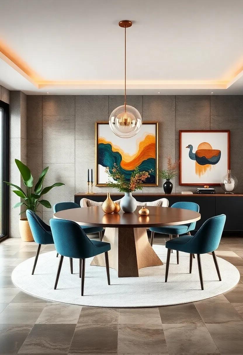 Inspiring Wall Art:⁢ Learn how‌ to select wall‌ art or prints ⁣that reflect your personality and​ complement⁤ your dining room’s⁣ design
