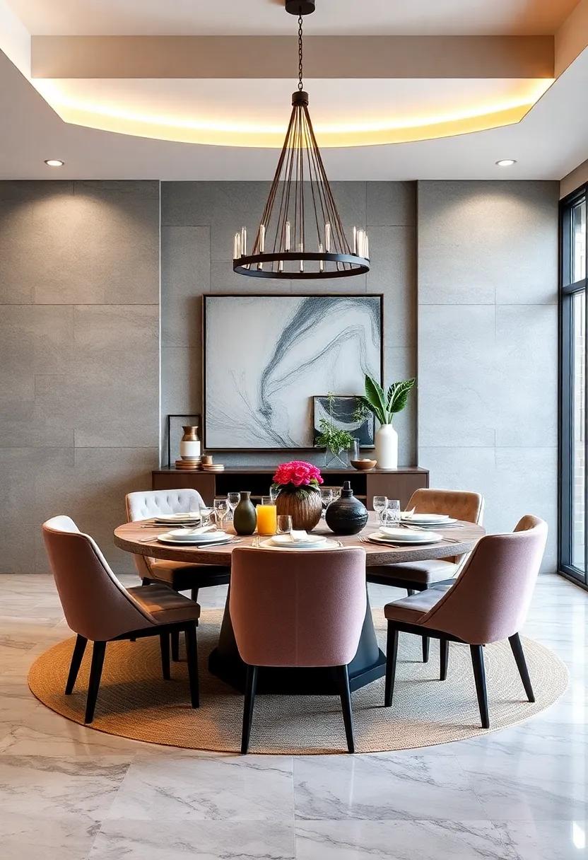 Layered​ Lighting: Discover how a combination⁣ of ambient,‍ task, and accent lighting can transform your dining ‌area into a warm, inviting space