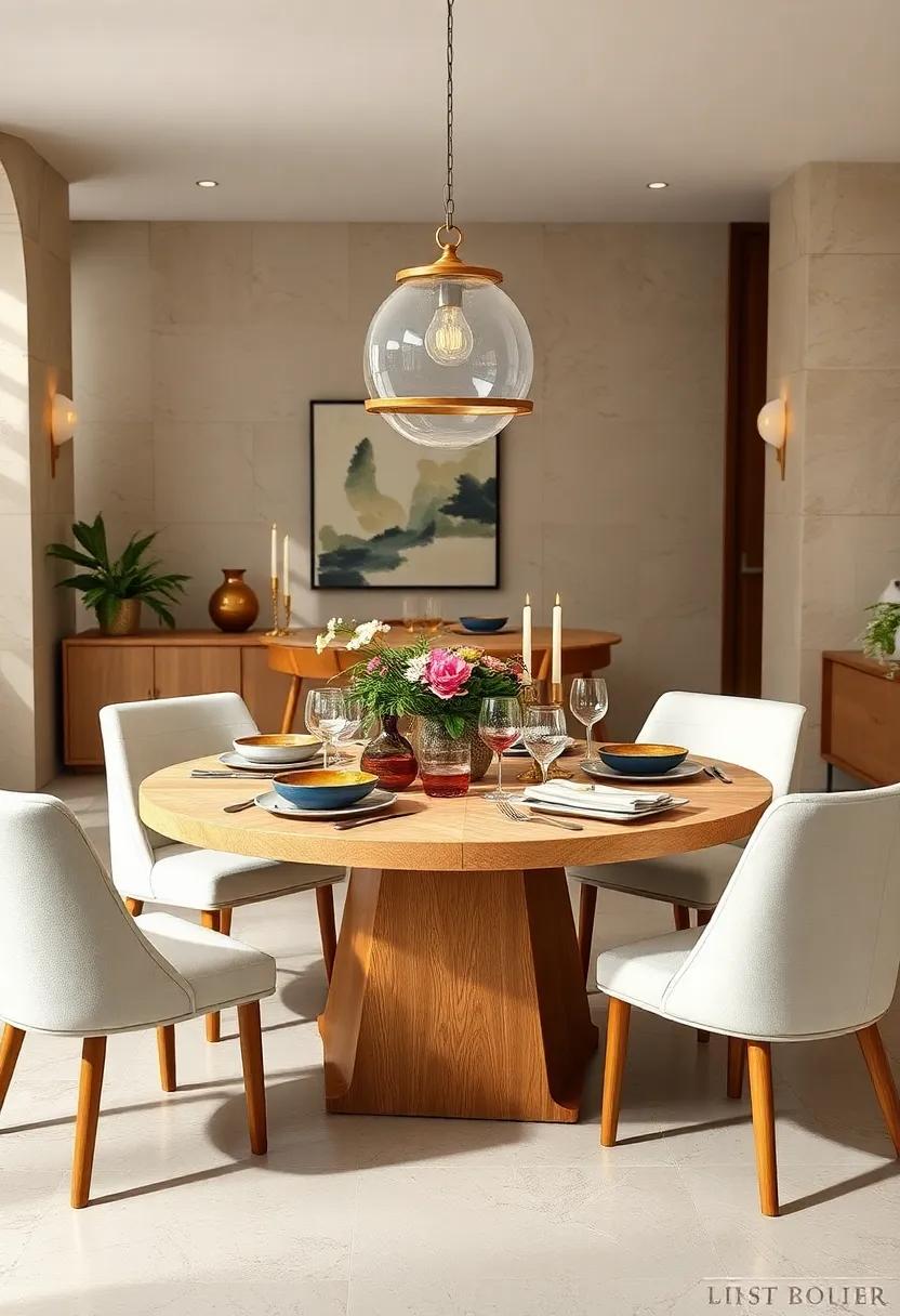 Chic Table Runners: See⁣ how a stylish table runner can ⁤add a pop of ⁣color or pattern, enhancing ⁤your table's ‍aesthetic without overwhelming it