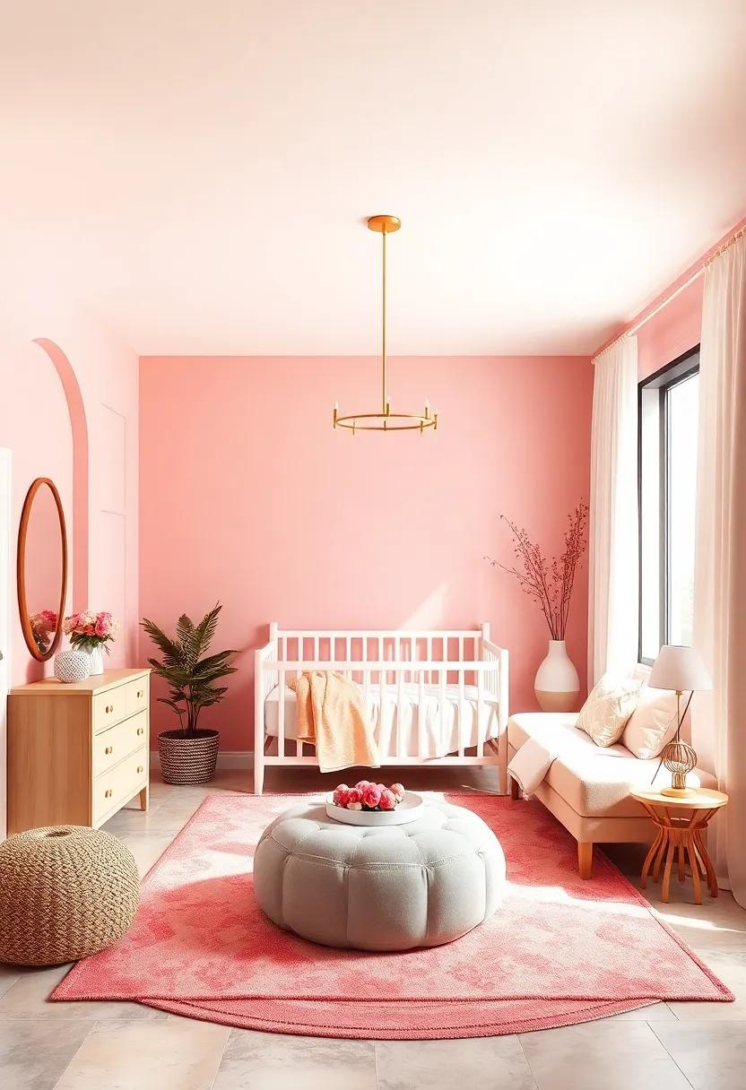 Layered Textures: Crafting Depth in Your Salmon Pink⁤ Oasis