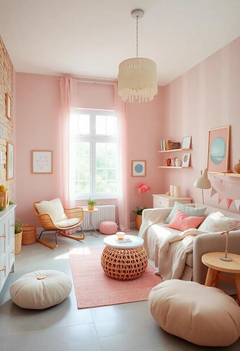 Soft Textiles⁤ and‌ Cozy Layers: Embracing ⁣Comfort in a Salmon Pink Nursery