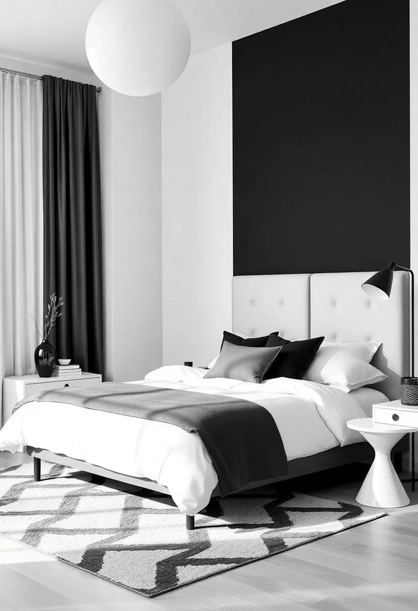 Black and⁢ White Elegance:⁤ Take inspiration from the⁣ timeless contrast of black and⁤ white decor,⁣ offering sleek lines with bold ⁣accents