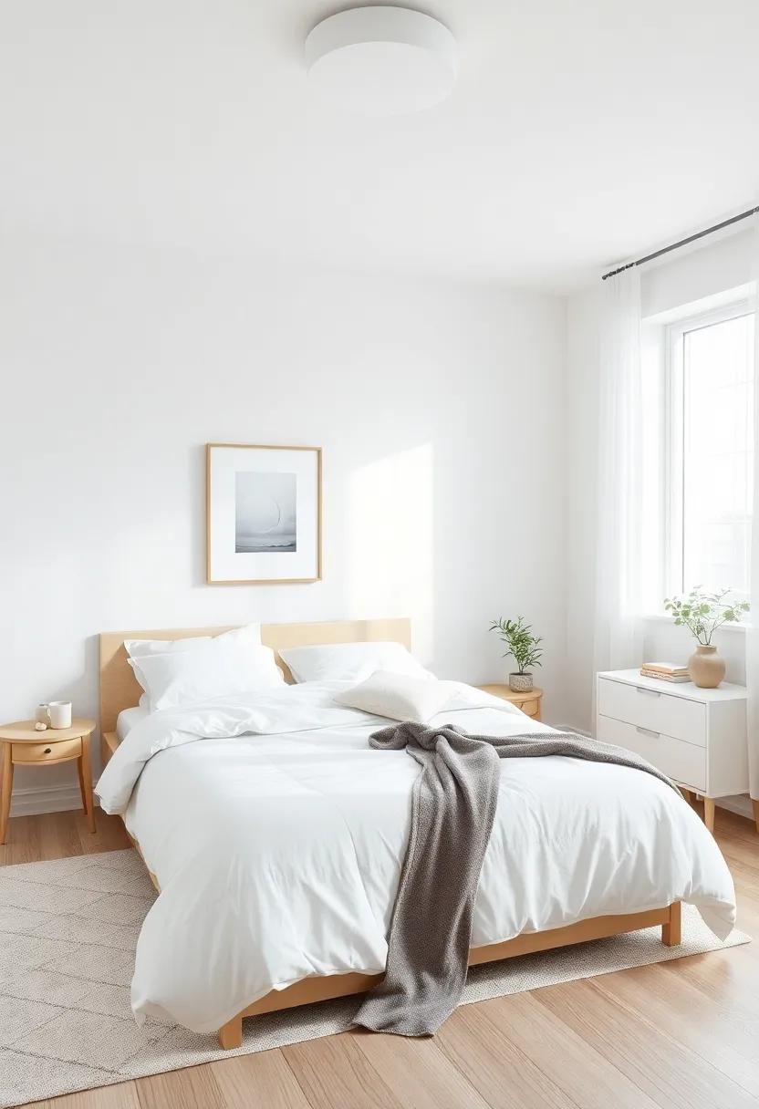 Embrace Minimalism: ‍Discover how a ‌clean, uncluttered space‌ with neutral colors can create a⁢ serene sanctuary in your bedroom