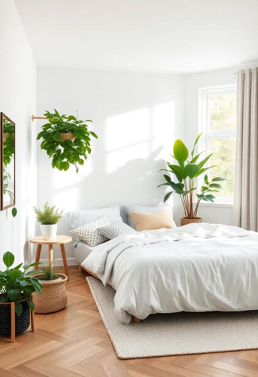 Greenery galore: Understand⁣ the benefits ​of adding houseplants, which can purify the ‍air and bring a ‌lively ⁣feel to the room