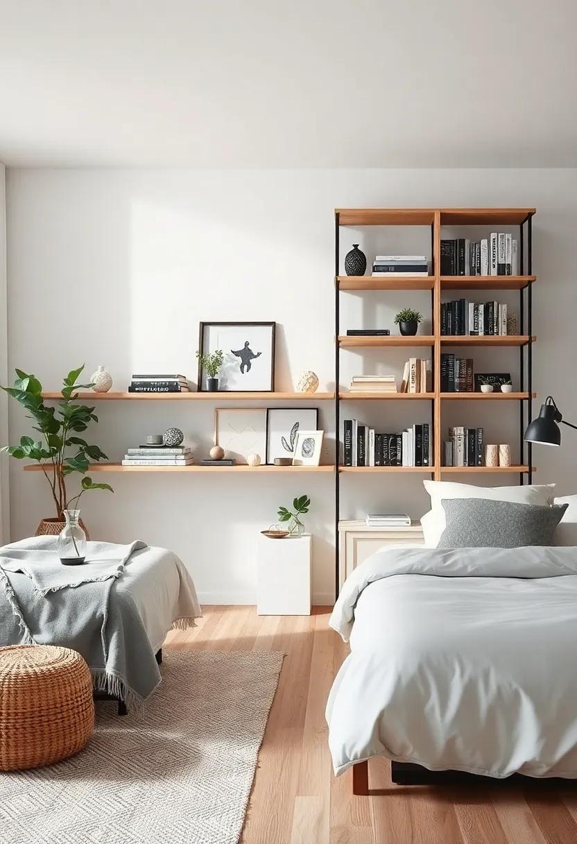 Open ⁤Shelving Solutions:⁤ Learn how stylish​ open shelving can serve as both‍ storage and display space ‍for your ‌favorite books​ and decor