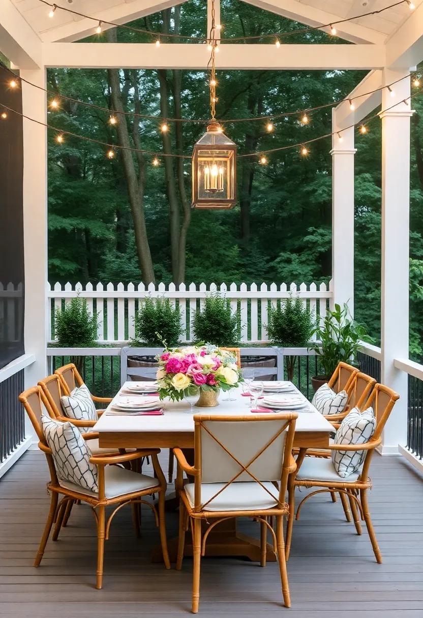 Create a flower arrangement that‌ complements the ‌colors of your⁤ string lights, tying the decor together beautifully