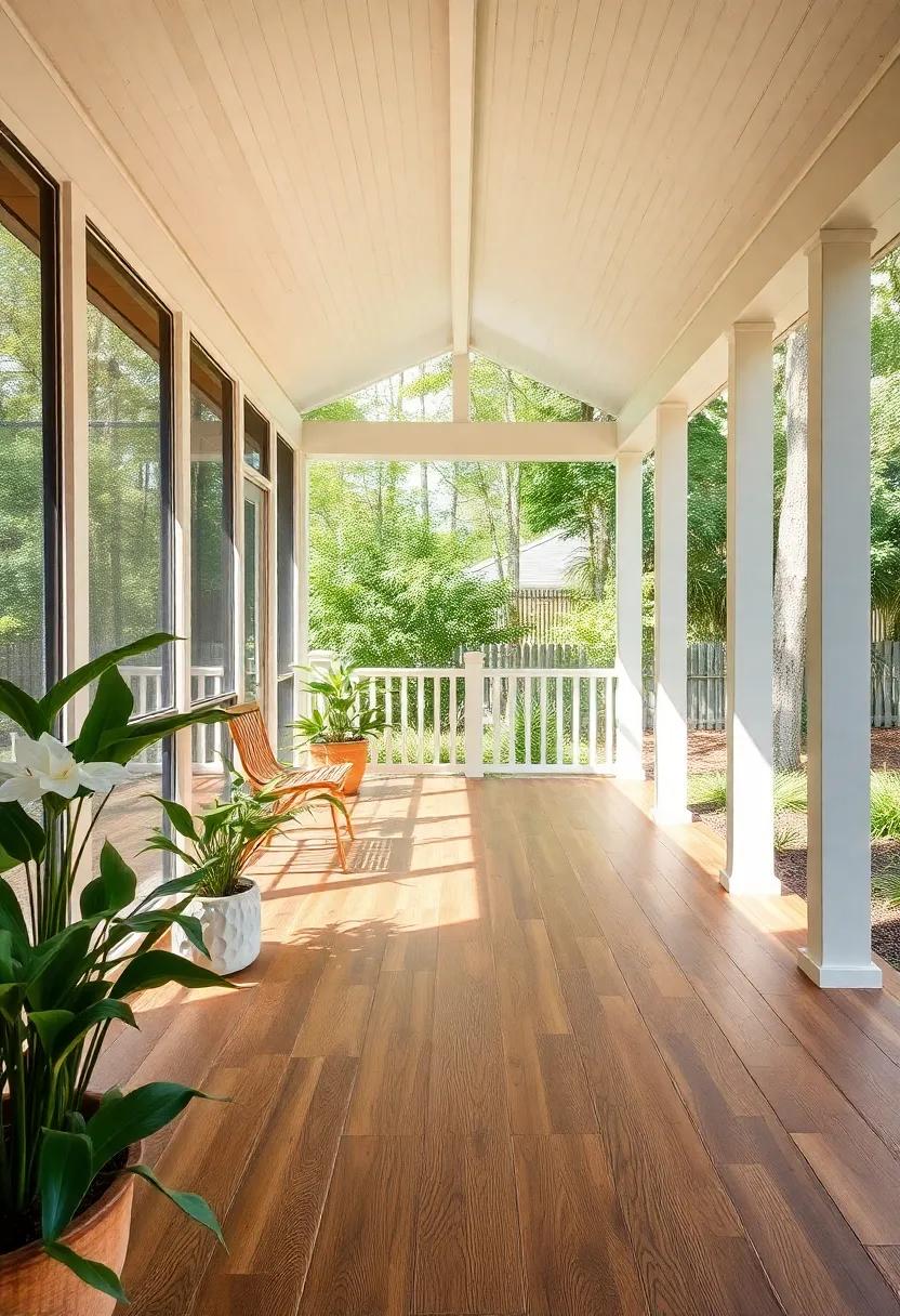Bamboo⁣ Flooring: Opt for sustainable bamboo flooring that is both durable and eco-friendly, giving your space‍ a natural touch
