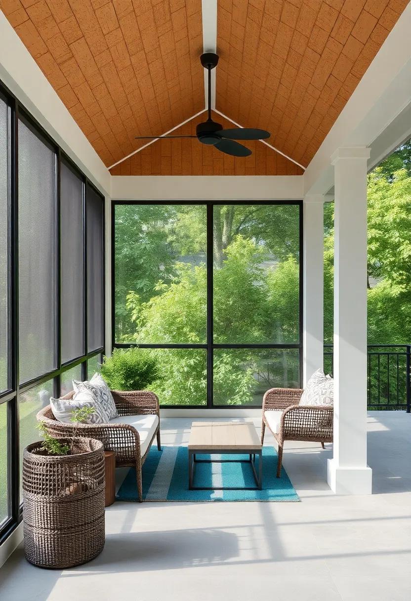 Cork Insulation: ‍Utilize cork panels for insulation ‌in an enclosed‍ porch, providing⁢ excellent thermal ‌properties⁤ while being sourced ⁢from⁢ renewable resources