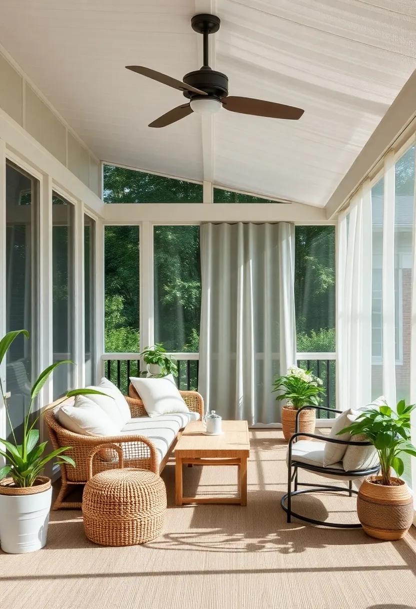 Organic Fabrics: ⁤Choose‍ cushions and curtains made from ⁢organic cotton or linen, providing a cozy atmosphere without harmful chemicals