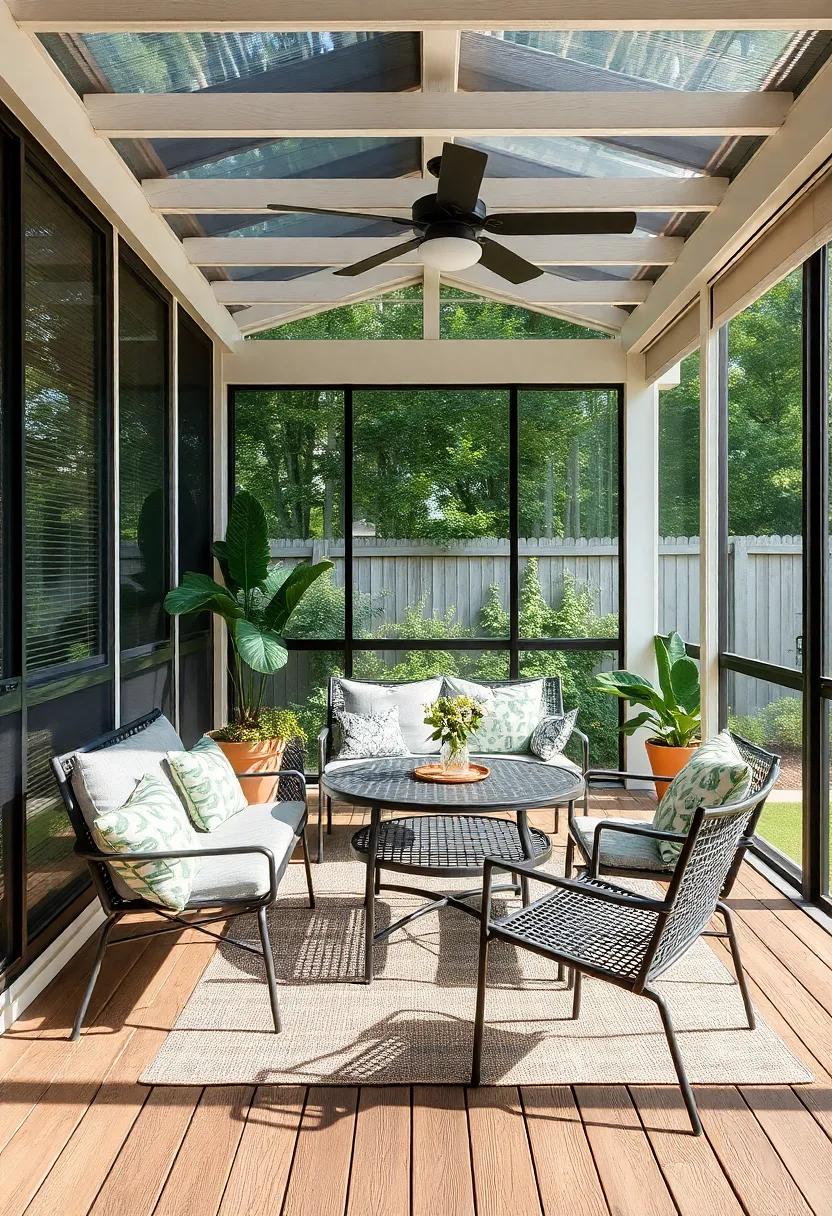 Recycled Metal ‍Furniture: Choose outdoor furniture⁢ made from recycled ​aluminum or steel that adds ​a modern‍ twist while being environmentally conscious