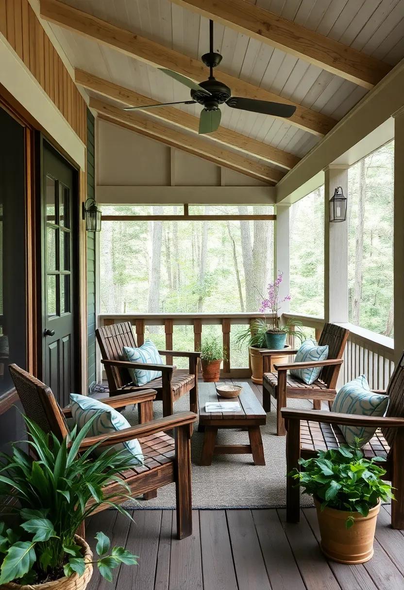 Repurposed wood: Use salvaged ‌barn ‌wood ⁣or⁤ reclaimed lumber to create warm and inviting furniture and accents for your‍ porch