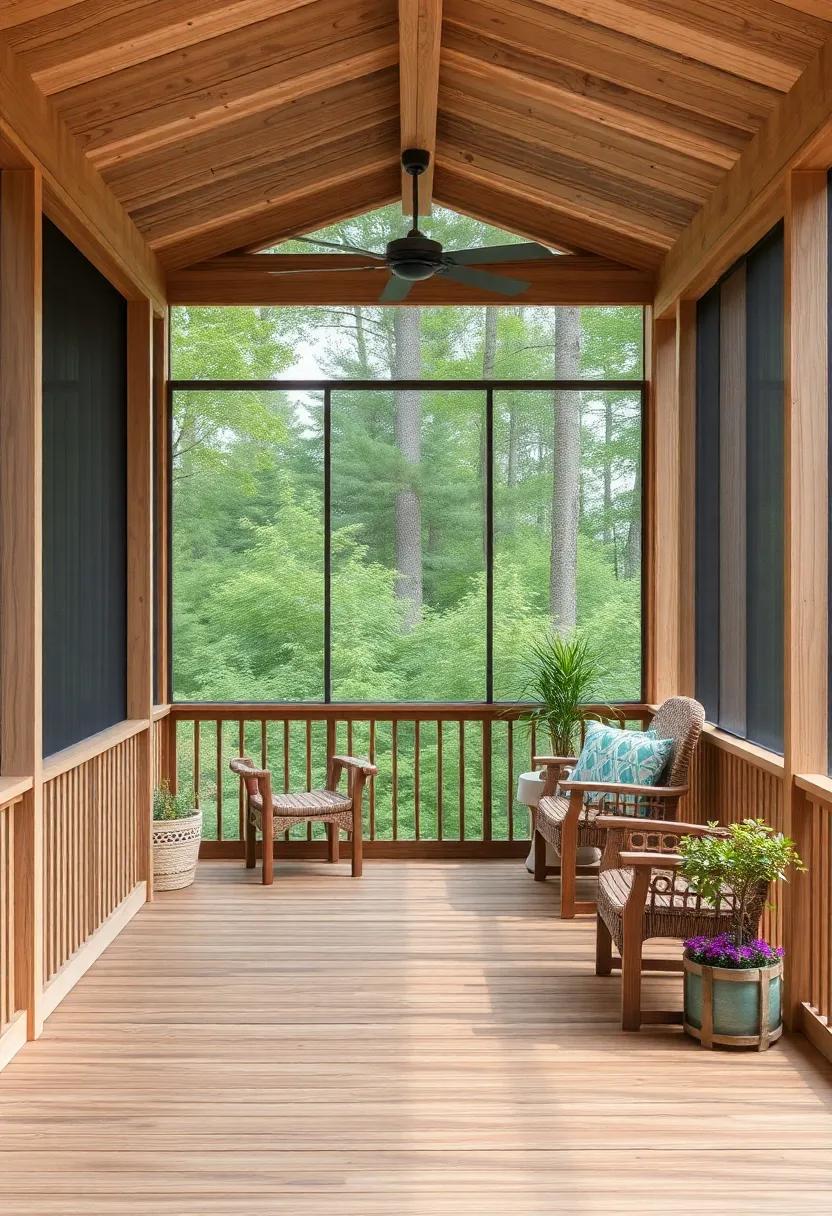 Sustainable Wood Treatments: ‍Apply eco-friendly⁤ wood sealants and ⁣treatments to​ protect ‌your ⁢porch’s‍ surfaces and prolong their lifespan without harming the‍ environment