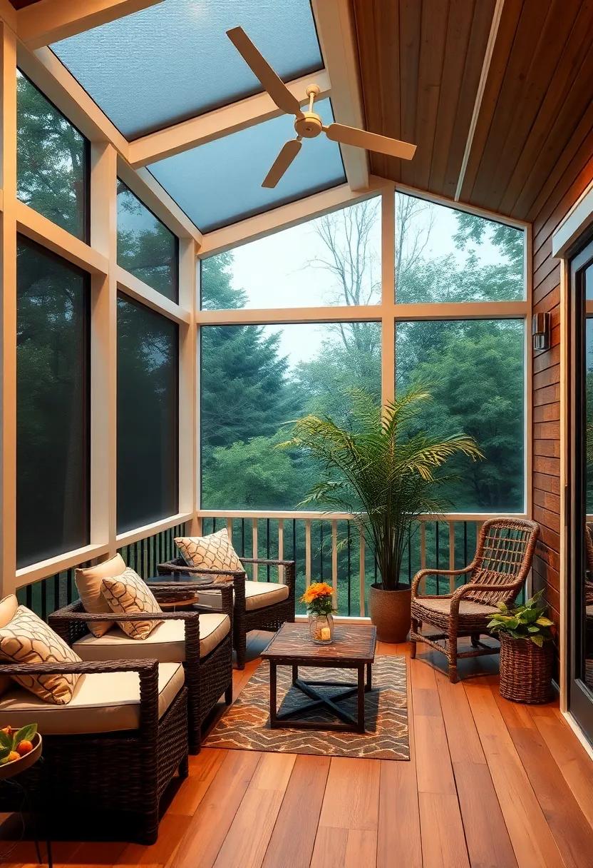 Wind Turbines: Consider⁣ small ‌residential ⁢wind turbines to generate clean⁣ energy for lighting and appliances in your screened porch