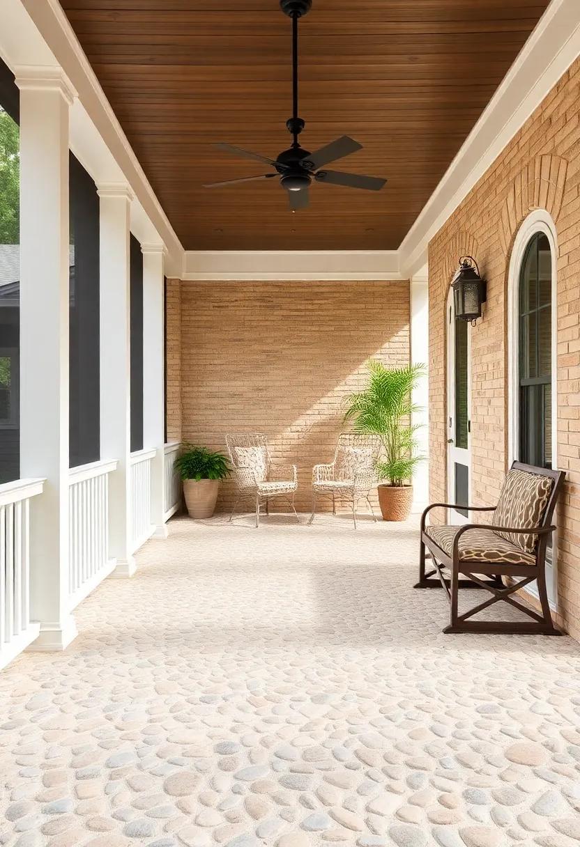 Pebble Wash: Create an earthy ambiance with a pebble ‌wash finish, showcasing beautiful ⁢stones that ⁤are ​pleasing ⁣to the⁣ eye and touch