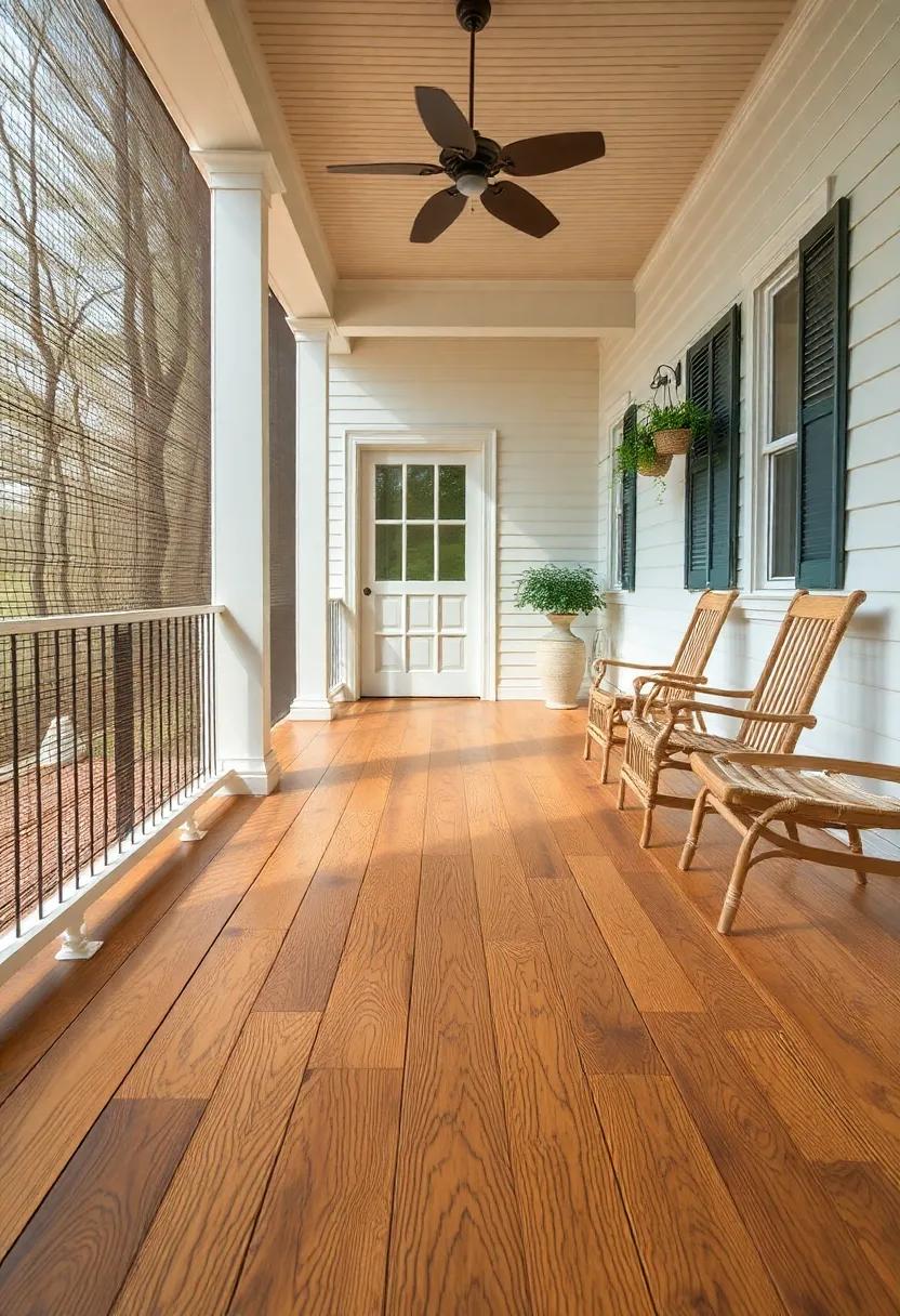Hardwoods with Wire Brushing: Choose wire-brushed hardwood for a distressed⁢ finish that ​highlights⁢ natural beauty and character