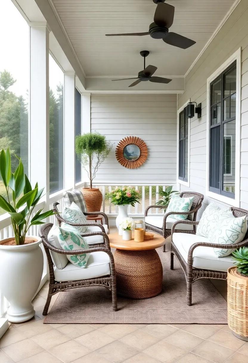 Personalizing ‌Your Porch with Statement Pieces and artful Decor