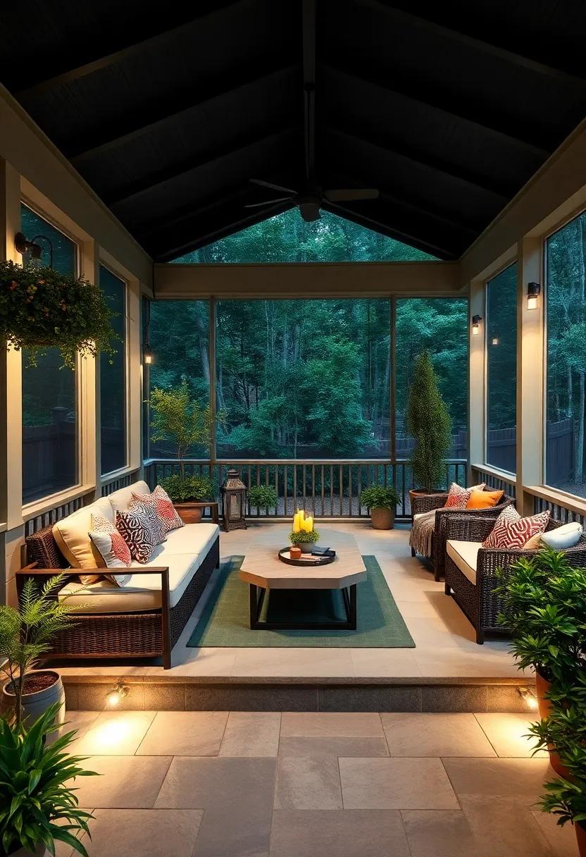 Under-Rail ⁢Lighting: Illuminate your⁣ porch steps or railings with‌ discreet under-rail lighting for safety‍ while ‍elevating your design ‍scheme
