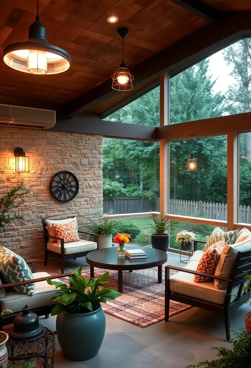 Vintage-Inspired Fixtures: Infuse⁣ your ⁤screened porch with⁢ a vintage flair​ by using retro-style⁤ fixtures ​that complement period-inspired decor
