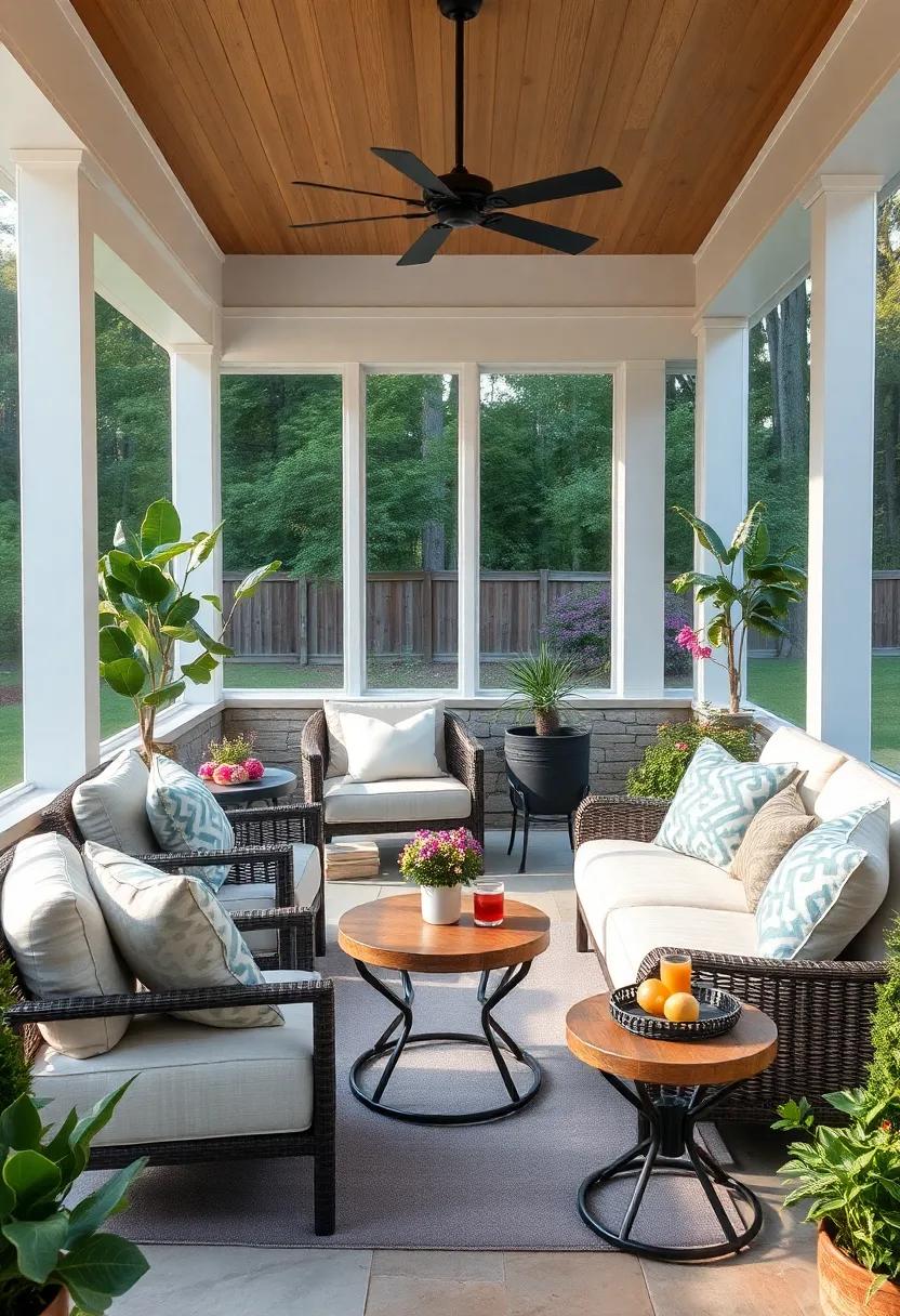 integrating ‌Functional​ Side ​Tables‍ for Drinks⁣ and⁢ Snacks