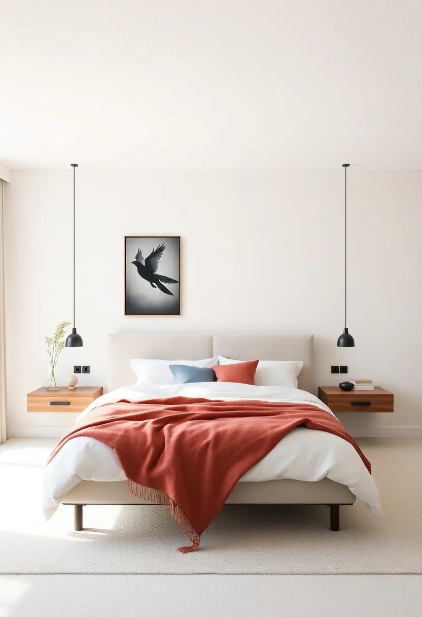 Creating depth and Dimension in Your ⁢Bedroom‍ with Floating Nightstands